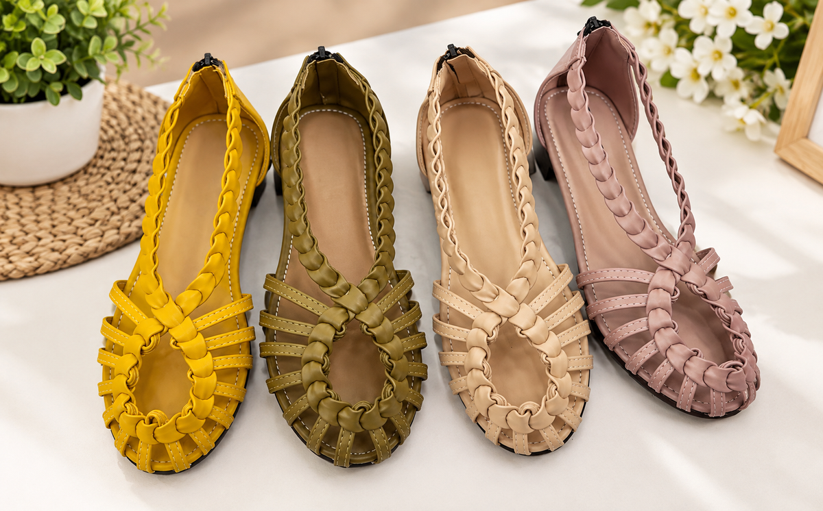 WOW! New Arrival – Elegant Braided Women’s Flats 👡✨